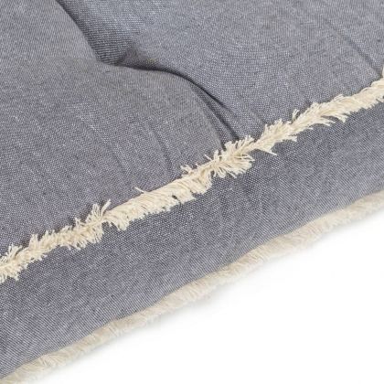 Възглавница за палетен диван, синя, 120x80x10 см