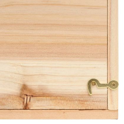 Къщичка за катерички, чам масив, 26x25x29 см