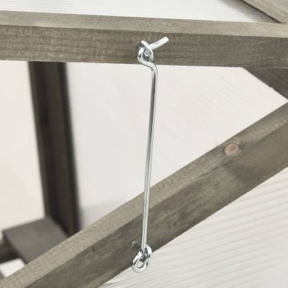 Оранжерия, 60x45x100 см, чамово дърво