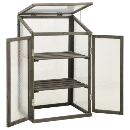 Оранжерия, 60x45x100 см, чамово дърво