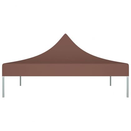Покривало за парти шатра, 3х3 м, кафяво, 270 г/м²