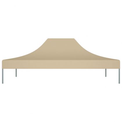 Покривало за парти шатра, 4x3 м, бежово, 270 г/м²