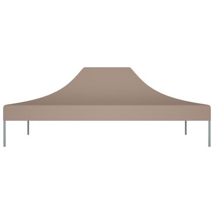 Покривало за парти шатра, 4x3 м, таупе, 270 г/м²