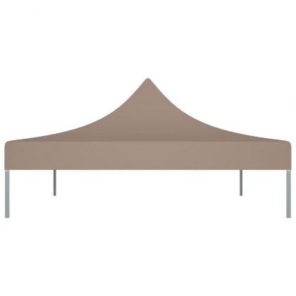 Покривало за парти шатра, 4x3 м, таупе, 270 г/м²