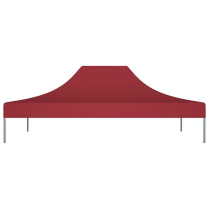 Покривало за парти шатра, 4x3 м, бордо, 270 г/м²