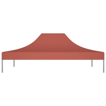 Покривало за парти шатра, 4x3 м, теракота, 270 г/м²