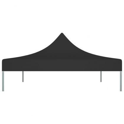 Покривало за парти шатра, 4x3 м, черно, 270 г/м²
