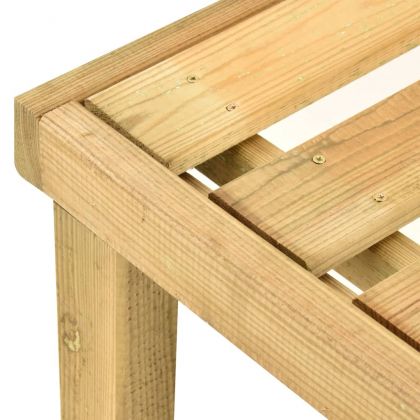 Градински шезлонг, импрегнирано борово дърво