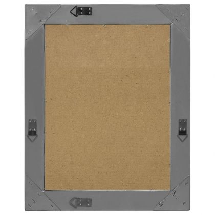 Стенно огледало, бароков стил, 50x60 см, черно