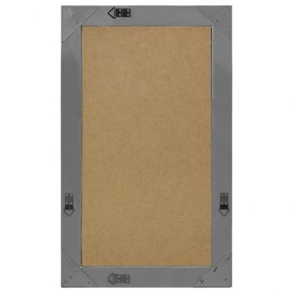 Стенно огледало, бароков стил, 50x80 см, черно