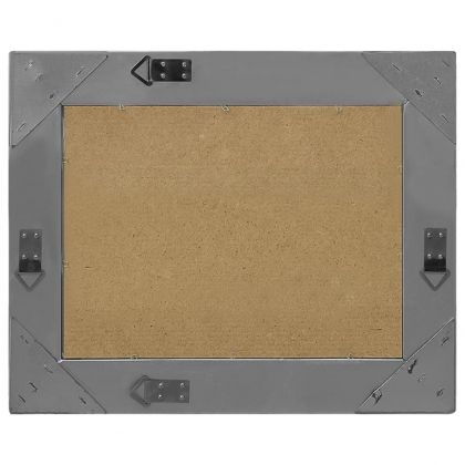 Стенно огледало, бароков стил, 60x40 см, черно