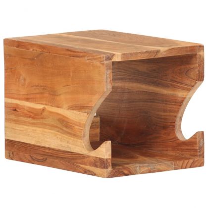 Стенна стойка за велосипед, 35x25x25 см, акациево дърво масив