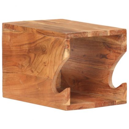 Стенна стойка за велосипед, 35x25x25 см, акациево дърво масив