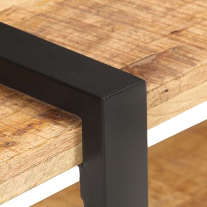 ТВ шкаф, 90x40x40 см, грубо мангово дърво