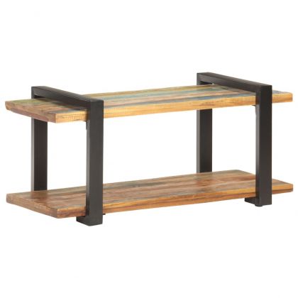 ТВ шкаф, 90x40x40 см, регенерирано дърво масив