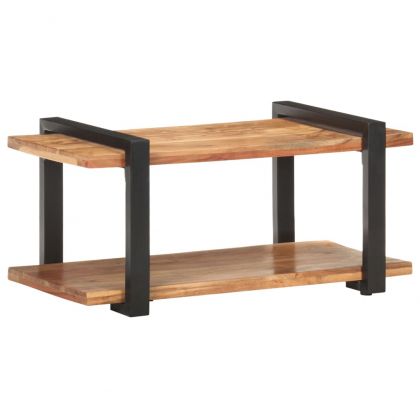 ТВ шкаф, 90x40x40 см, акациево дърво масив