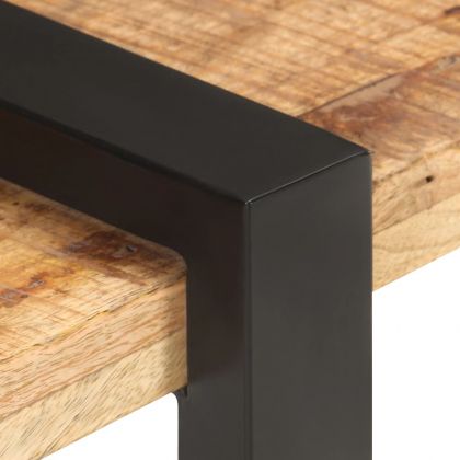 ТВ шкаф, 160x40x40 см, грубо мангово дърво масив