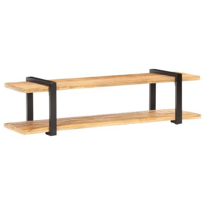 ТВ шкаф, 160x40x40 см, грубо мангово дърво масив