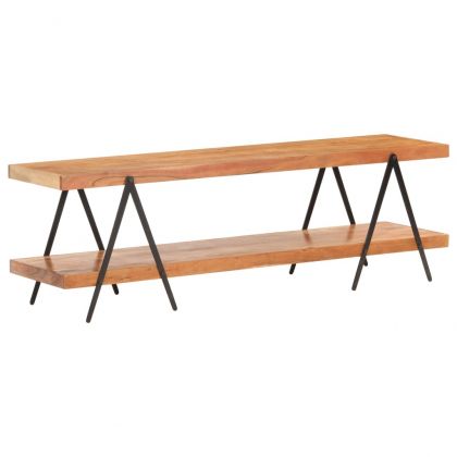 ТВ шкаф, 160x40x50 см, акациево дърво масив