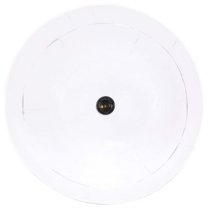 Индустриален винтидж пендел 25 W бял кръгъл 41 см E27