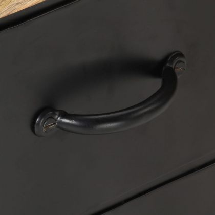 ТВ шкаф, 90x30x41 см, грубо мангово дърво