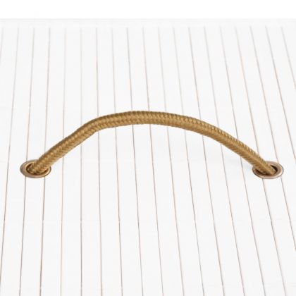 Бамбукови кутии за съхранение 4 бр бели