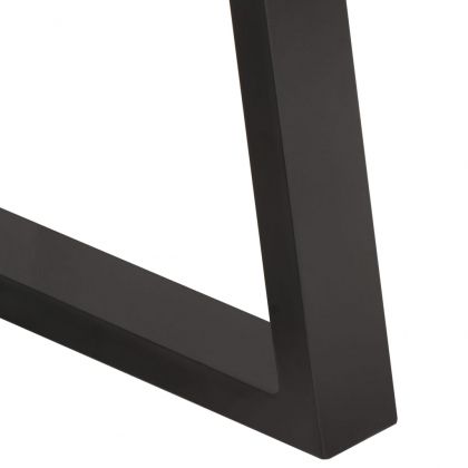 Маса за кафе с "живи" ръбове, 60x60x40 см, акация масив