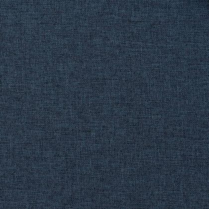 Затъмняващи завеси с куки имитация лен 2 бр сини 140x225 см