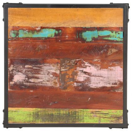 Маса за кафе, 60x60x35 см, регенерирано дърво масив