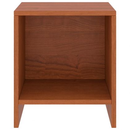 Нощни шкафчета, 2 бр, меденокафяви, 35x30x40 см, бор масив