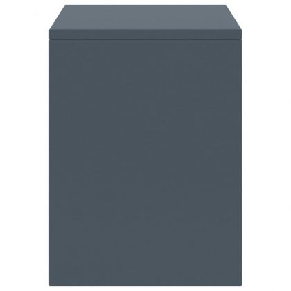 Нощни шкафчета, 2 бр, светлосиви, 35x30x40 см, бор масив