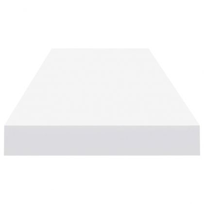 Окачени стенни рафтове, 4 бр, бели, 90x23,5x3,8 см, МДФ