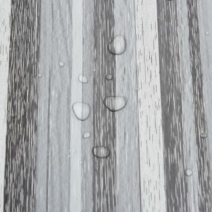 Самозалепващи подови дъски, 55 бр, PVC, 5,11 м², светлосиви