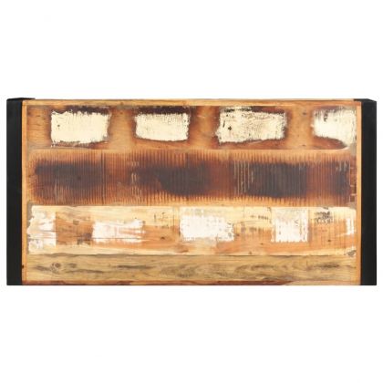 Маса за кафе, 120x60x40 см, масивно регенерирано дърво