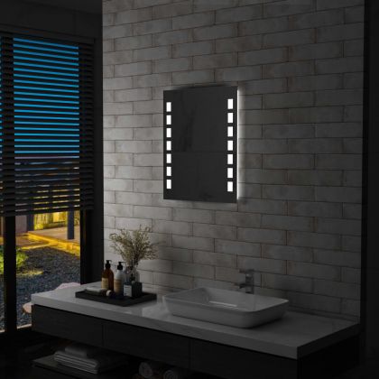 LED стенно огледало за баня 50x60 см