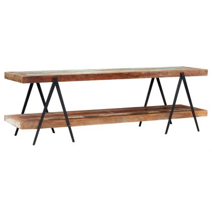 ТВ шкаф, 160x40x50 cм, регенерирано дърво масив