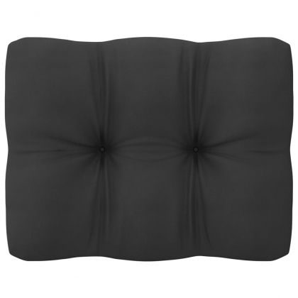 Градински лаундж комплект, 7 части, с възглавници, бор масив