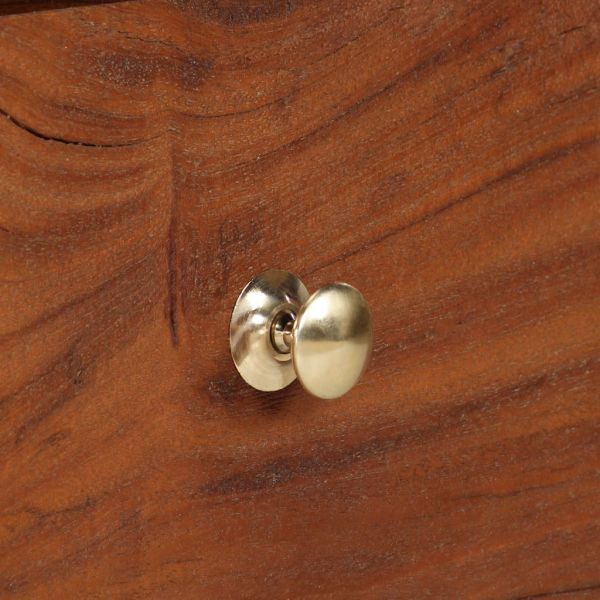 ТВ шкаф, регенерирано дърво масив, 140x30x40 cм