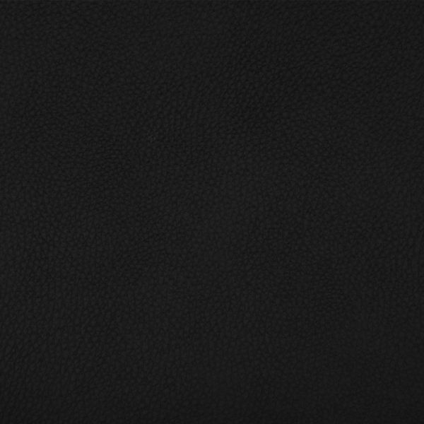 Въртящ офис стол, черен, изкуствена кожа