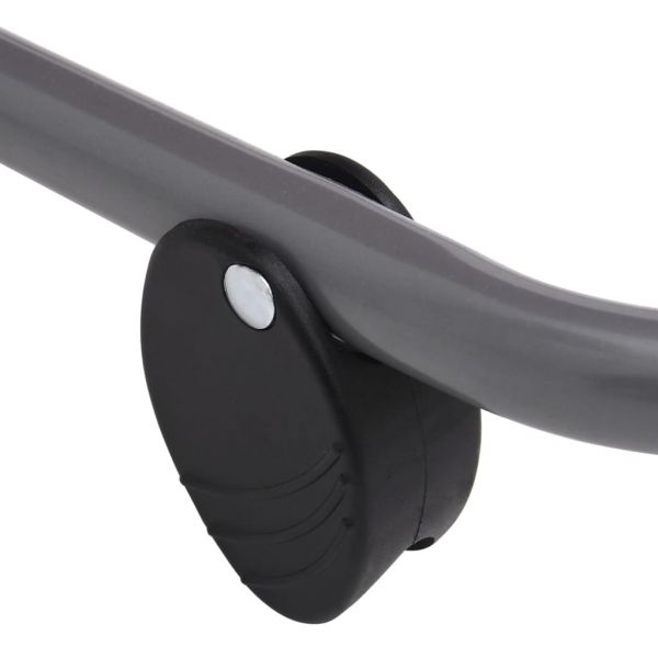 Бебешки шезлонг, червен, стомана