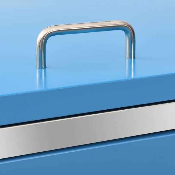 Двоен навес за кофа за смет 138x77,5x112,5 см инокс