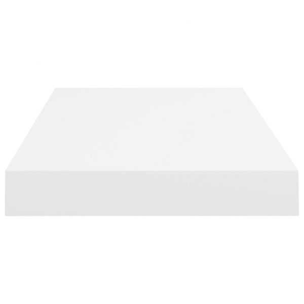 Окачени стенни рафтове, 4 бр, бели, 50x23x3,8 см, МДФ