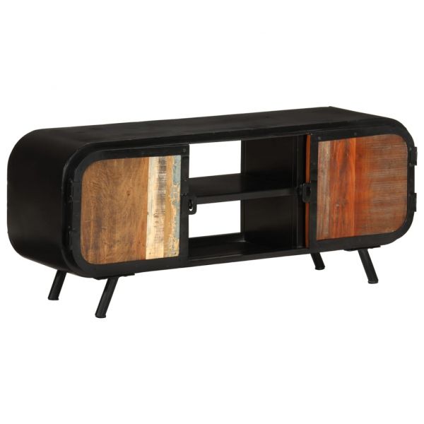 ТВ шкаф, 110x30x45 cм, регенерирано дърво масив