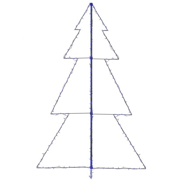 Коледна елха конус, 240 LED, за закрито и открито, 118x180 см