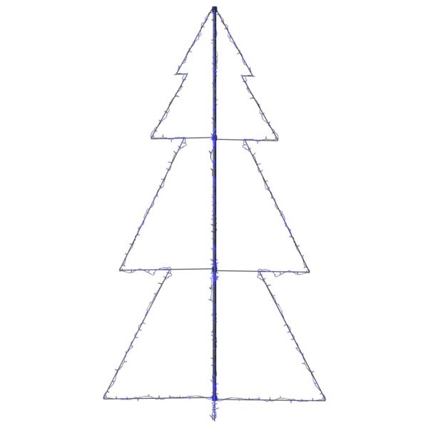 Коледна елха конус, 300 LED, за закрито и открито, 120x220 см