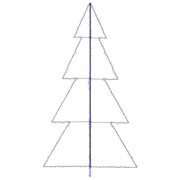 Коледна елха конус, 360 LED, за закрито и открито, 143x250 см