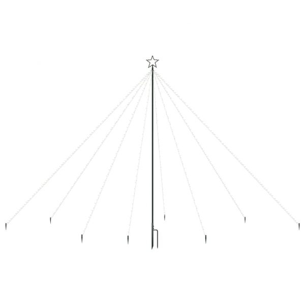 Светеща коледна елха, за закрито/открито, 576 LED, синя, 3,6 м