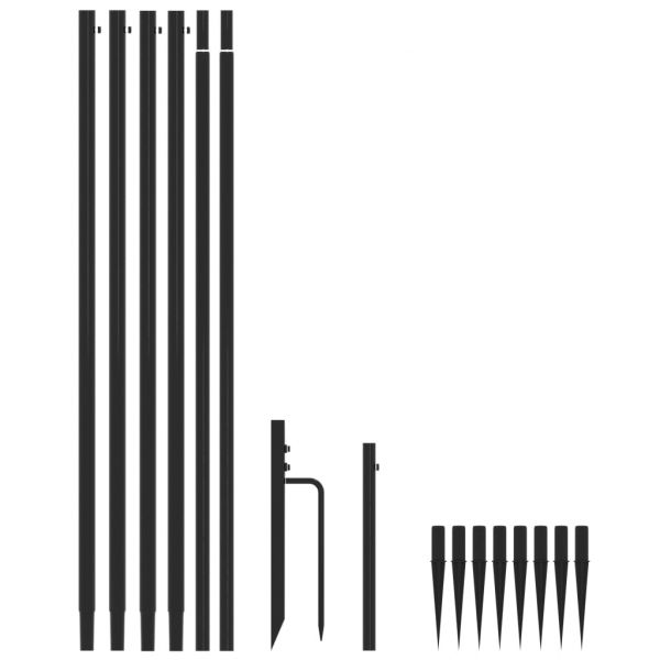 Светеща коледна елха закрито/открито 800 LED студено бяла 5 м