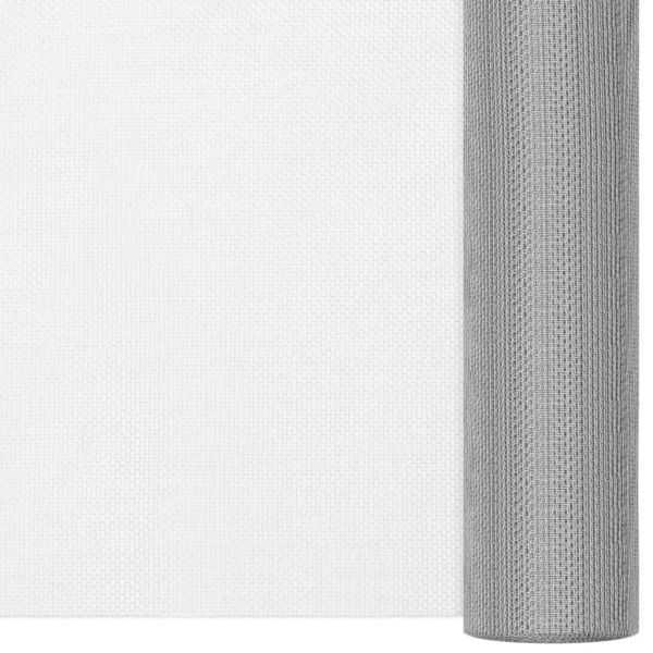 Мрежа против насекоми неръждаема стомана 80x500 см сребриста