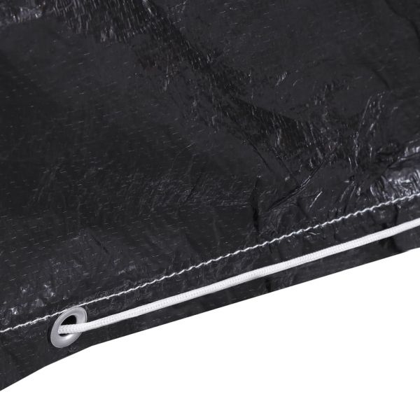 Покривала за градински мебели 2 бр 7 капси 225x143x90 см